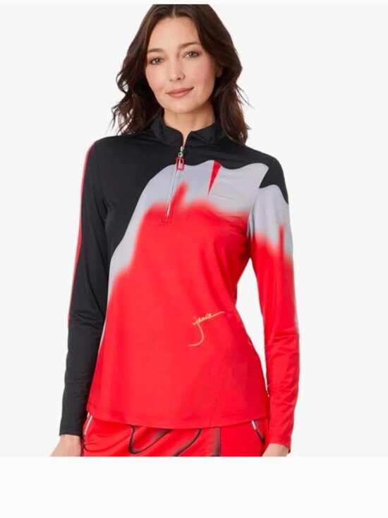 jamie sadock Tops - Jamie Sadock Sunsense Long Sleeve Golf Top Size XXL